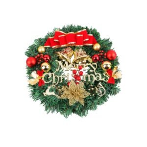 Christmas Wreaths for Front Door – Holiday Bell Wreath, Winter Wreaths for Front Door A